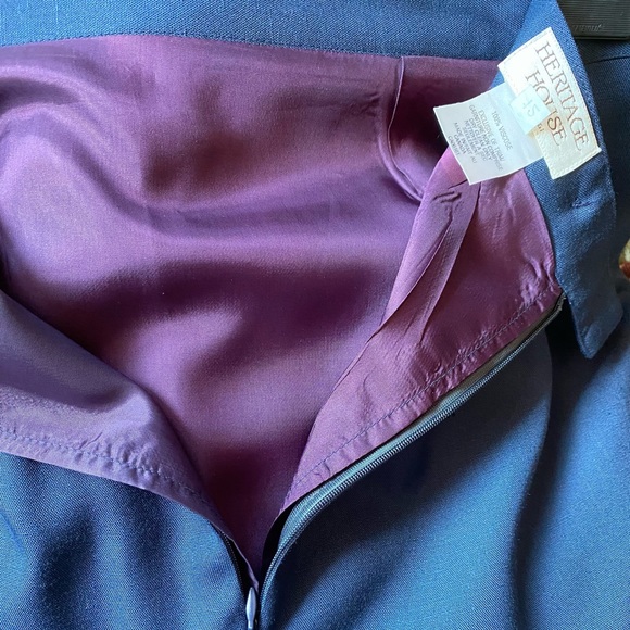 VINTAGE HERITAGE HOUSE 100%VISCOSE PENCIL-SKIRT Sz 12 - Picture 7 of 12